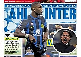 Portada de La Gazzetta dello Sport este miércoles.