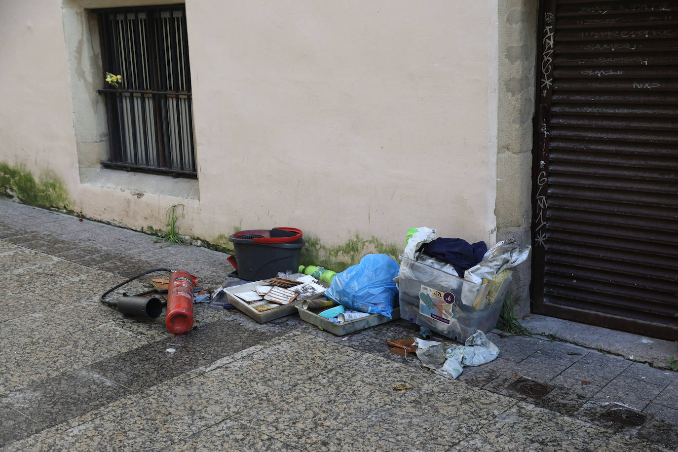 Así quedaron las viviendas de la calle 31 de Agosto afectadas por el fuego