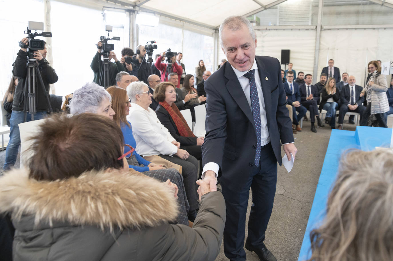 La visita del lehendakari Urkullu a Korta, en imágenes
