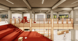 Así serán las instalaciones del renovado edificio de Luzuriaga de Pasai Antxo