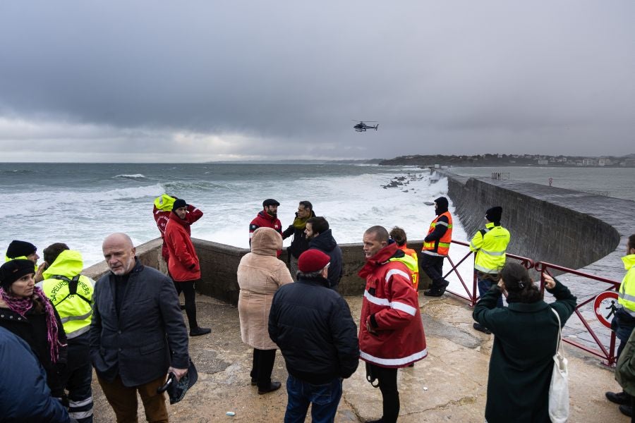 Buscan a dos marineros en Ziburu