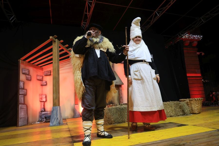 Las mejores imágenes del paso de Olentzero por Irun