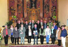 Acompañado. La parroquia y sus allegados le ofrecieron un emotivo homenaje por su labor incansable.