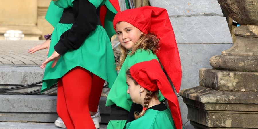 Olentzero y Mari Domingi en Donostia