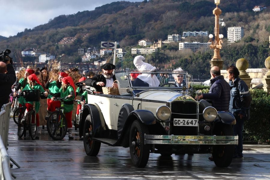 Olentzero y Mari Domingi en Donostia