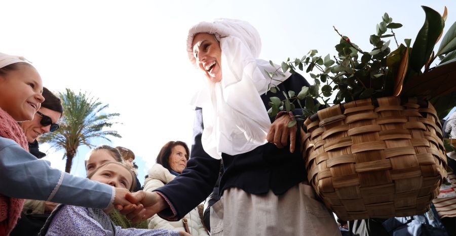Olentzero y Mari Domingi en Donostia