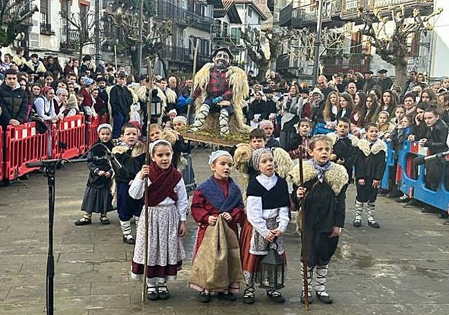 Concurso de Olentzeros y belenes en Lesaka.