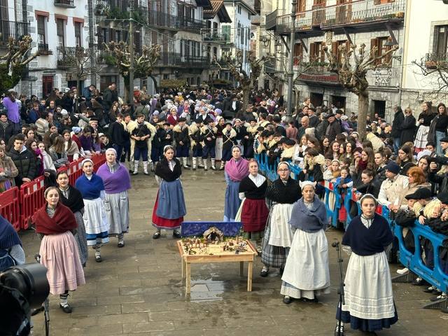 Tradicional concurso de Oletzeros y belenes en Lesaka.