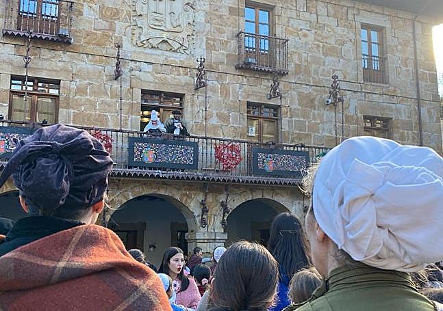 Olentzero y Mari Domingi, en Legazpi.