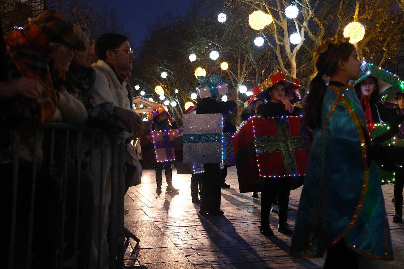 Olentzero y Mari Domingi en Donostia