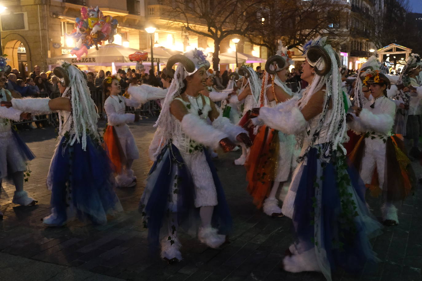 Olentzero y Mari Domingi en Donostia