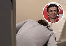 La foto, junto a la taza del váter, subida por el expiloto de Fórmula 1 Pedro de la Rosa a su cuenta de 'X' la noche de Nochebuena.