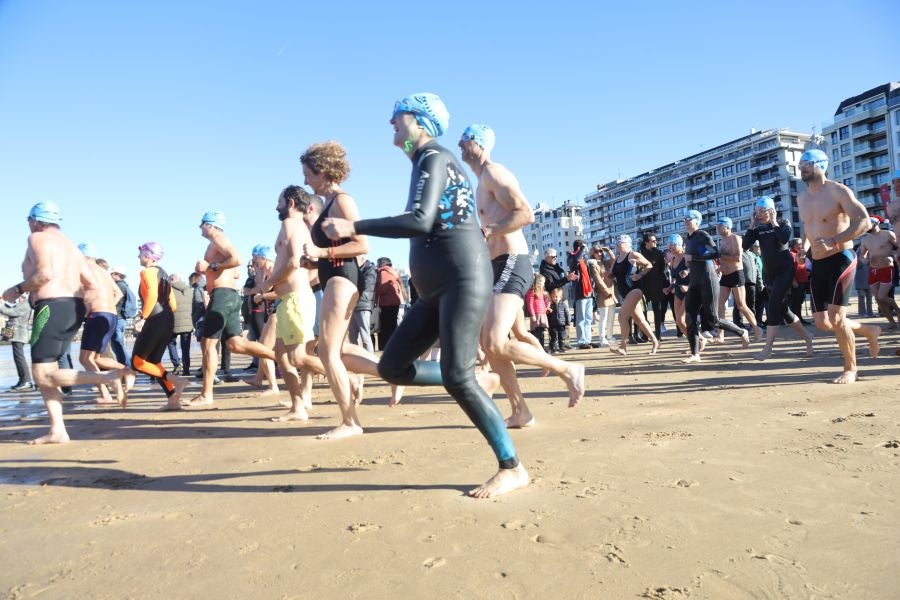 El &#039;Kontxapuzón&#039; puede con el frío