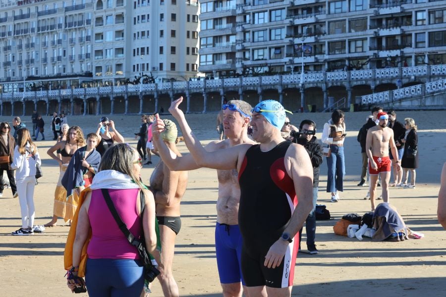 El &#039;Kontxapuzón&#039; puede con el frío