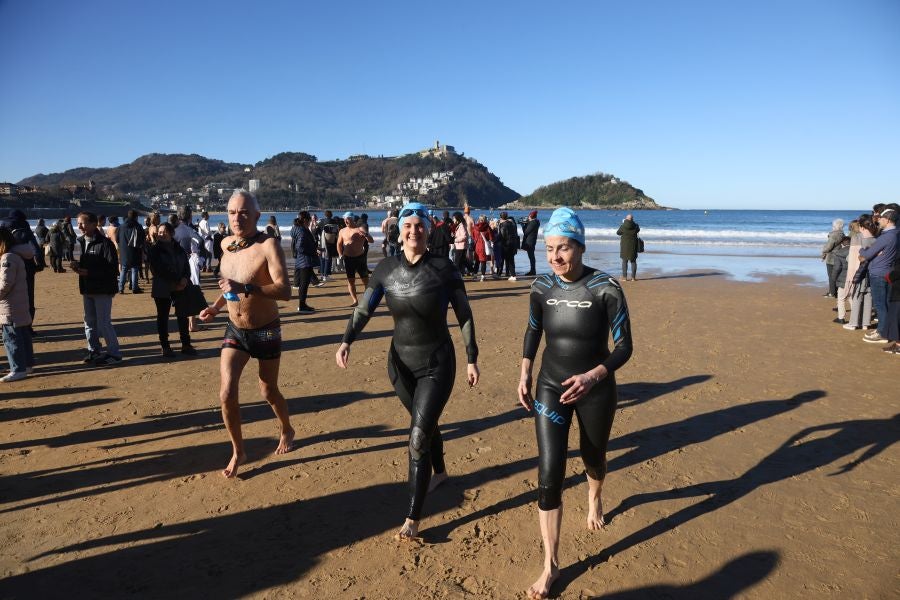 El &#039;Kontxapuzón&#039; puede con el frío