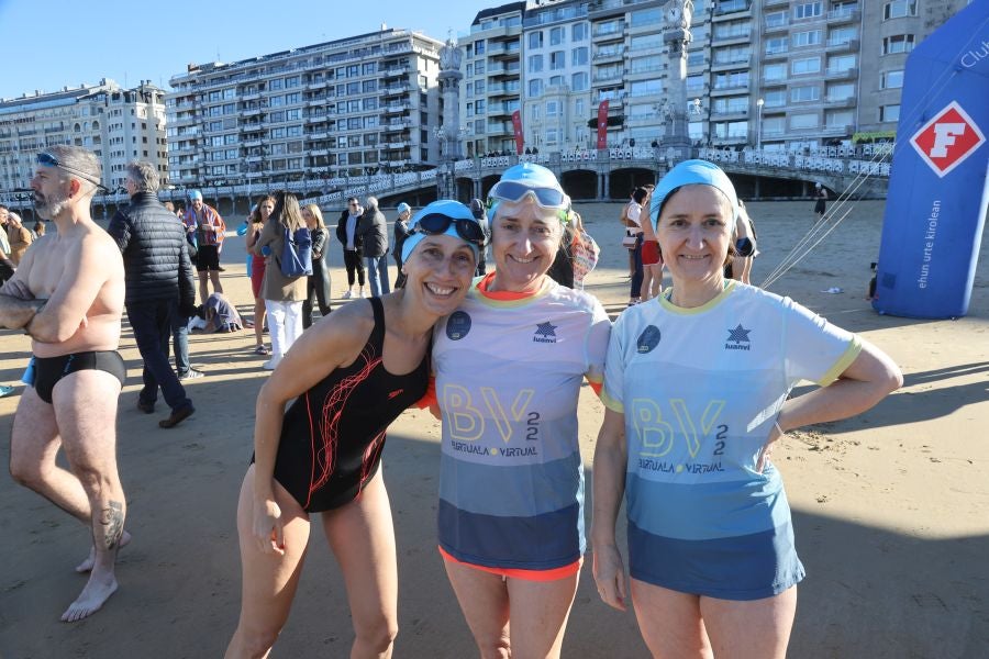 El &#039;Kontxapuzón&#039; puede con el frío