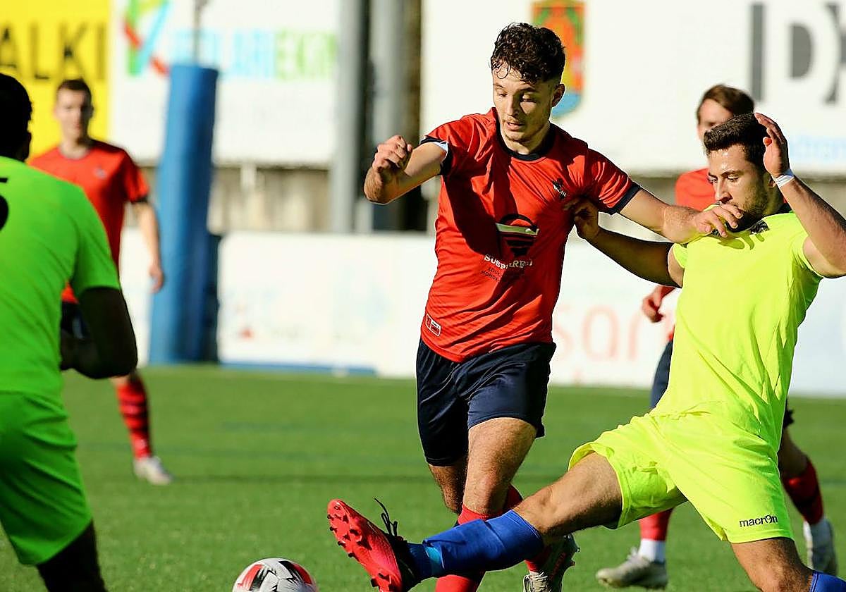 Un partido disputado en Fanderia.