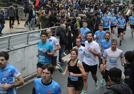 Aitor Mimenza y Eneritz Aramendi ganan la San Silvestre azpeitiarra