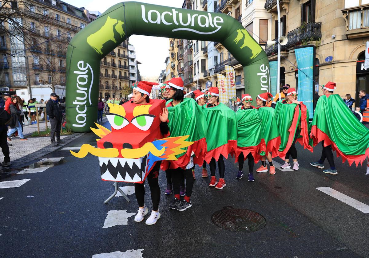 Las mejores imágenes de la San Silvestre de Donostia