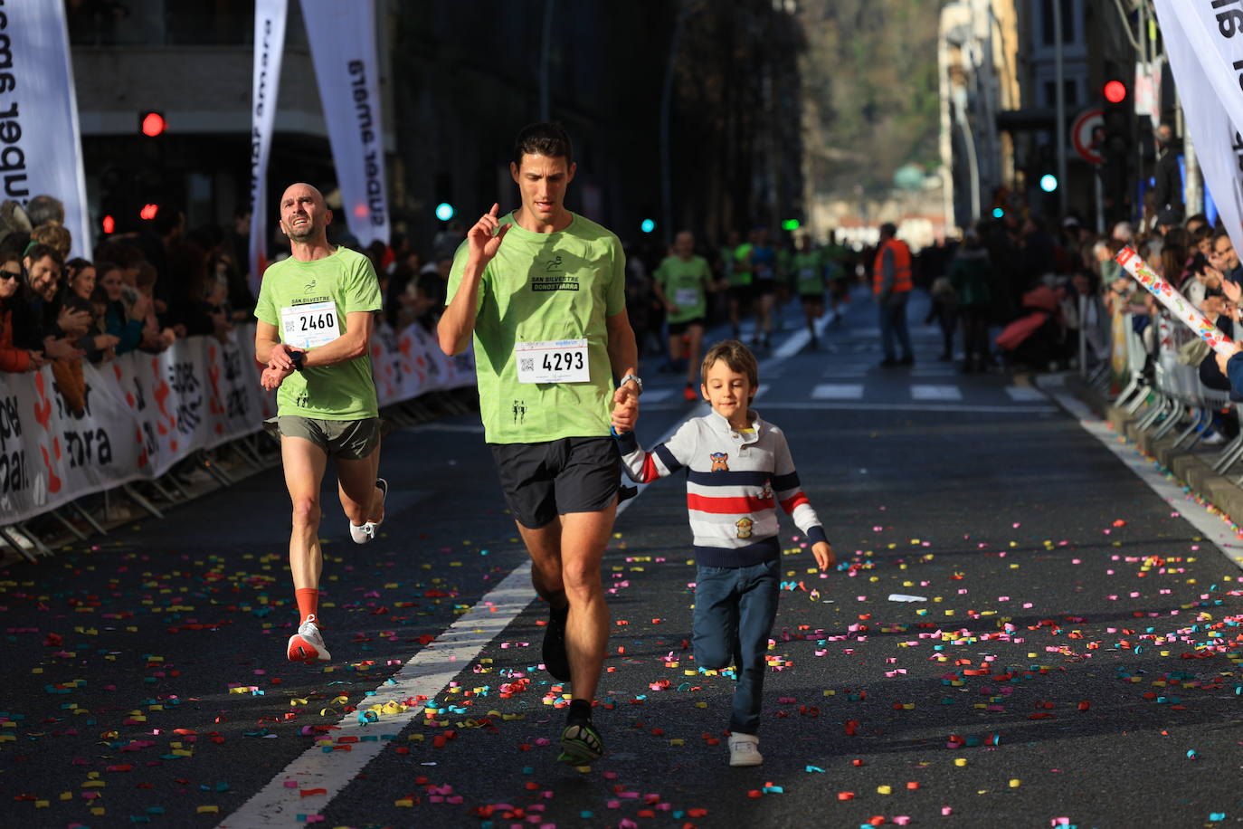 Las mejores imágenes de la San Silvestre de Donostia