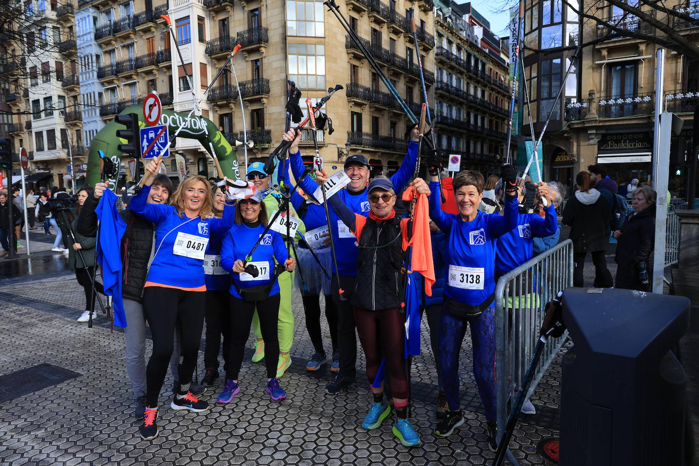 Las mejores imágenes de la San Silvestre de Donostia