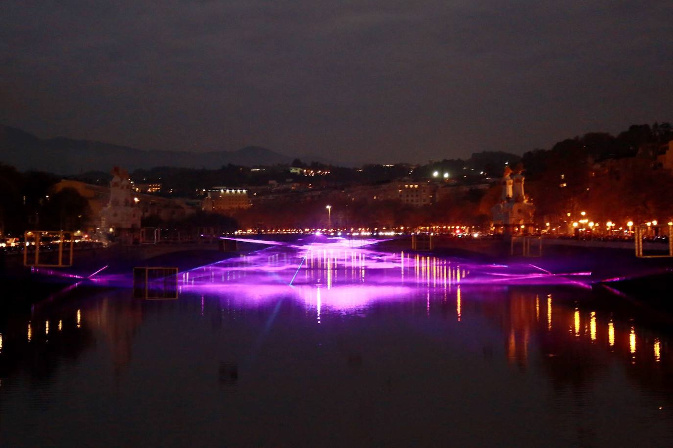 Fotos: Donostia apaga la Navidad