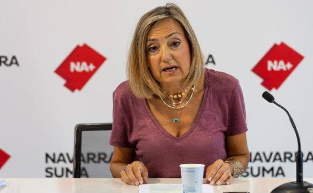 Cristina Ibarrola, nueva candidata de UPNV a la Alcaldía de Pamplona. 