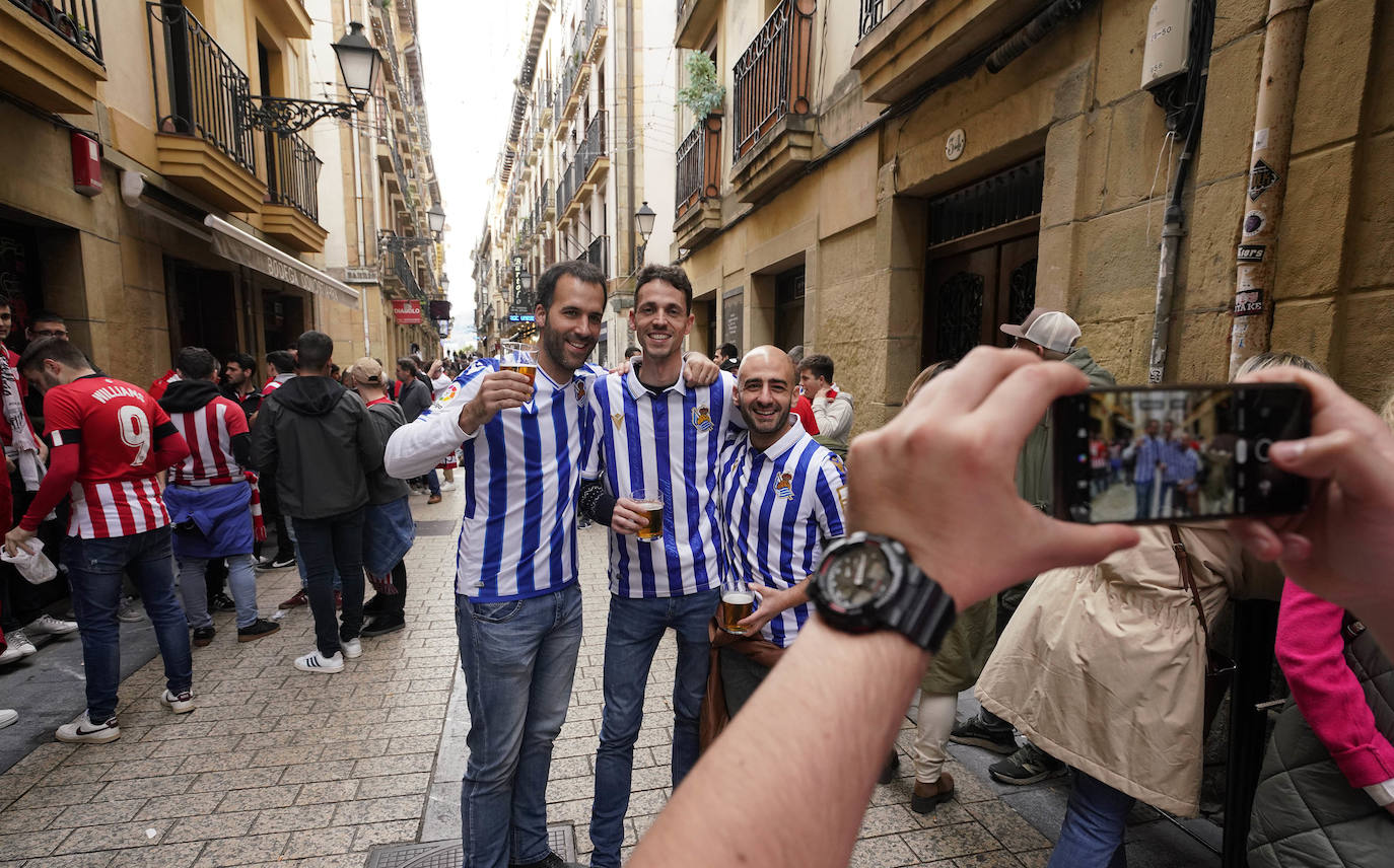 Fotos: Ambiente de lujo antes de un intenso derbi