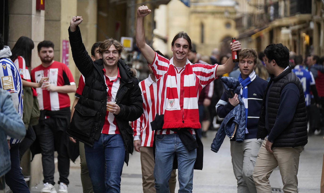 Fotos: Ambiente de lujo antes de un intenso derbi