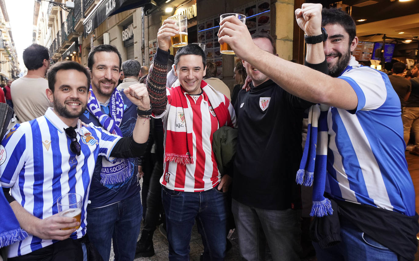 Fotos: Ambiente de lujo antes de un intenso derbi