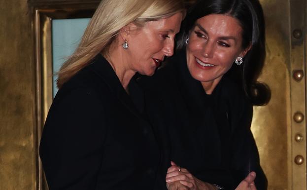 Doña Letizia y Marie Chantal. 