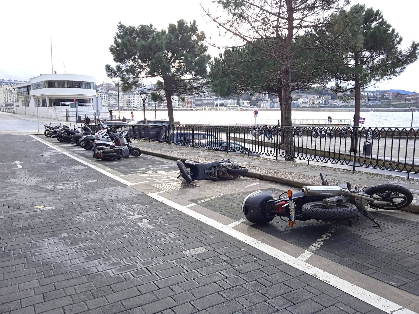 Fotos: Los efectos del temporal en Gipuzkoa