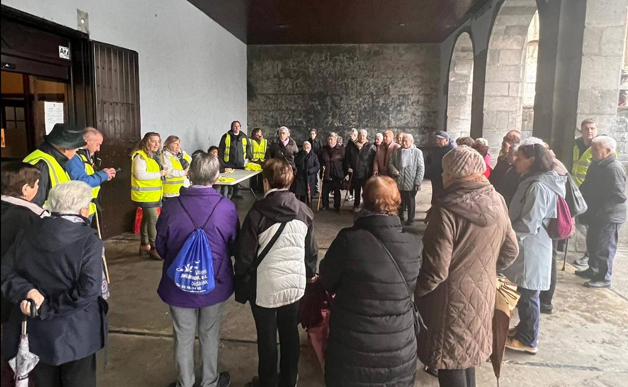 Foto de un paseo anterior, dentro de Ibili Andoain.