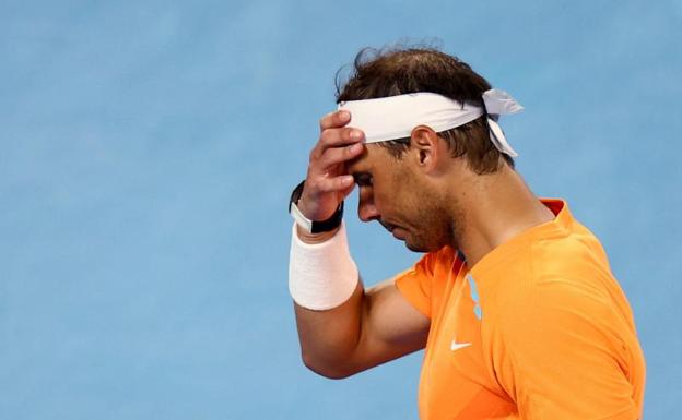 Nadal, preocupado durante su partido ante McDonald