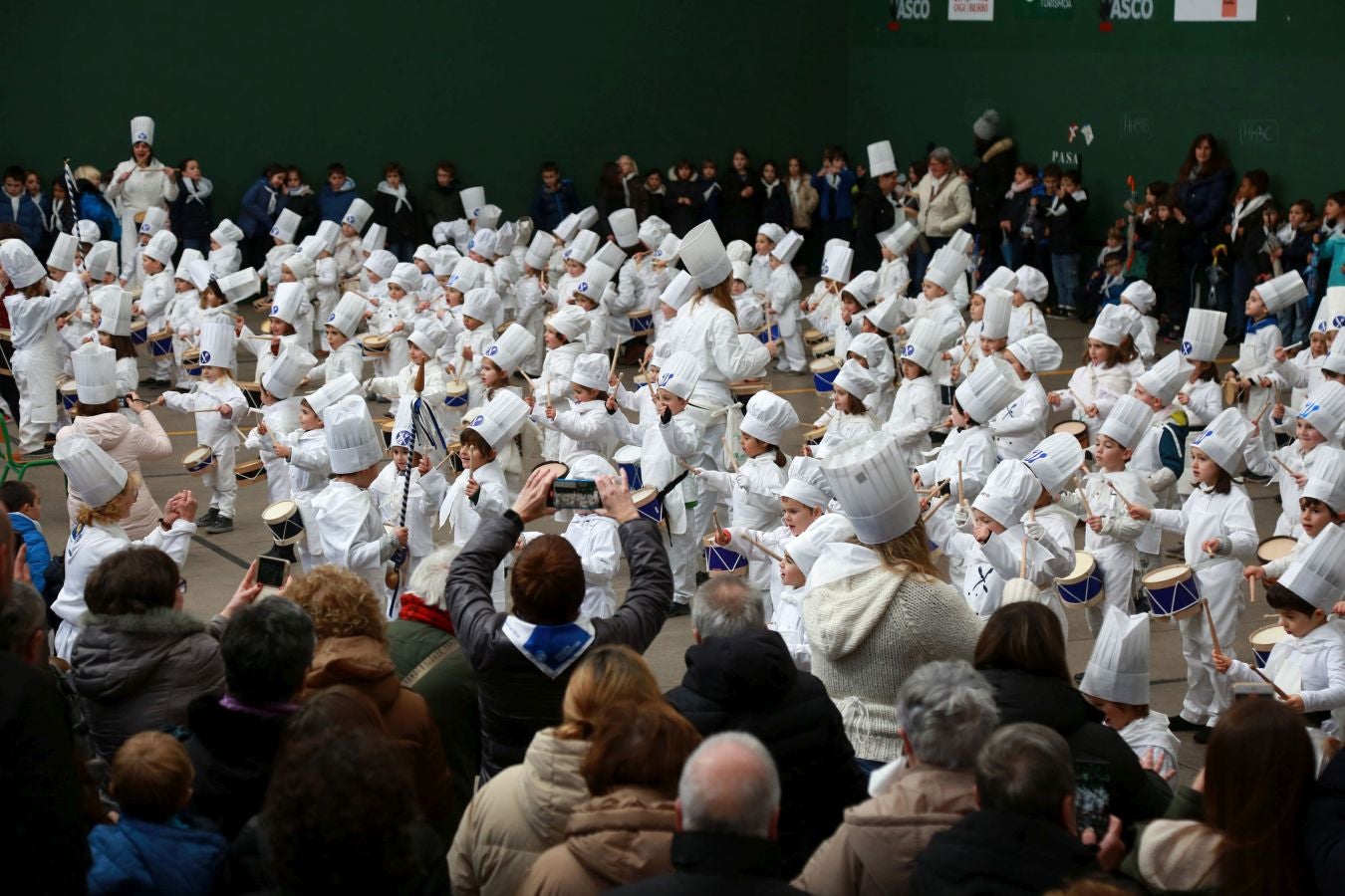 Fotos: Los más txikis calientan motores