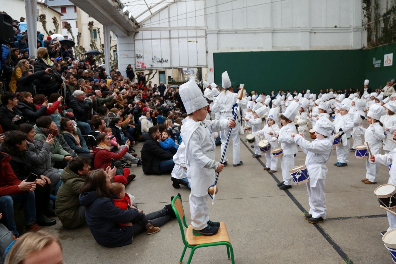 Fotos: Los más txikis calientan motores
