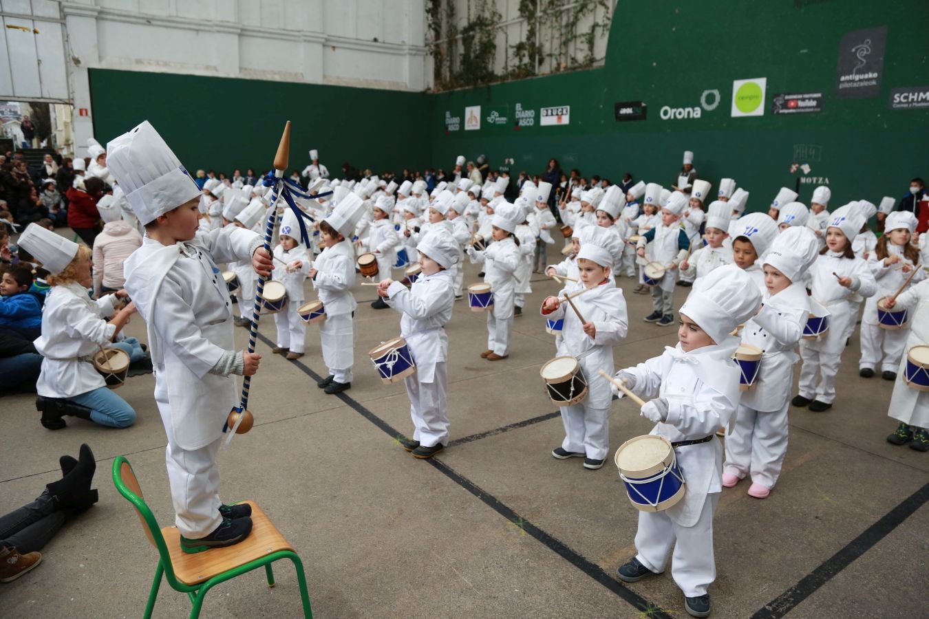 Fotos: Los más txikis calientan motores