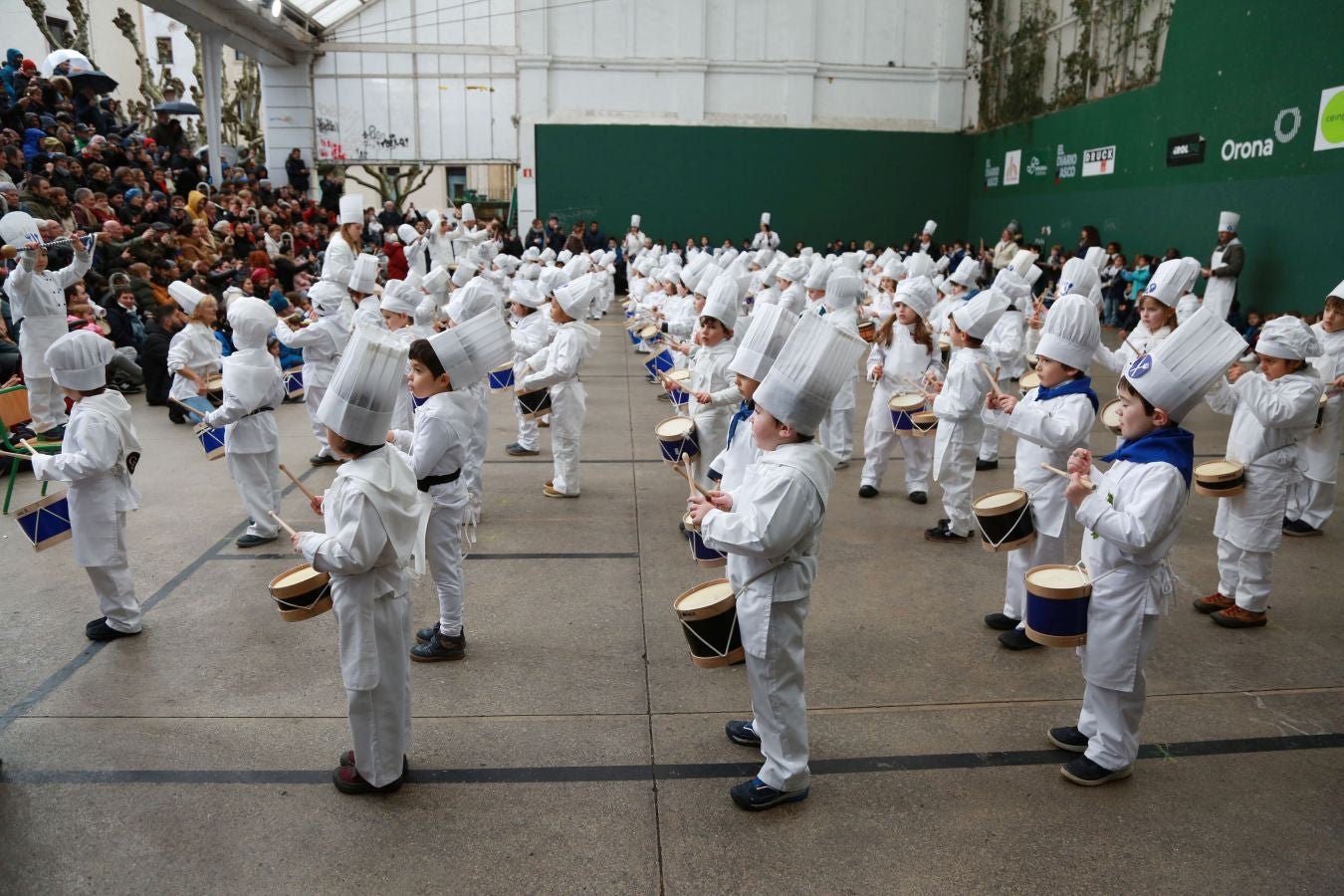Fotos: Los más txikis calientan motores
