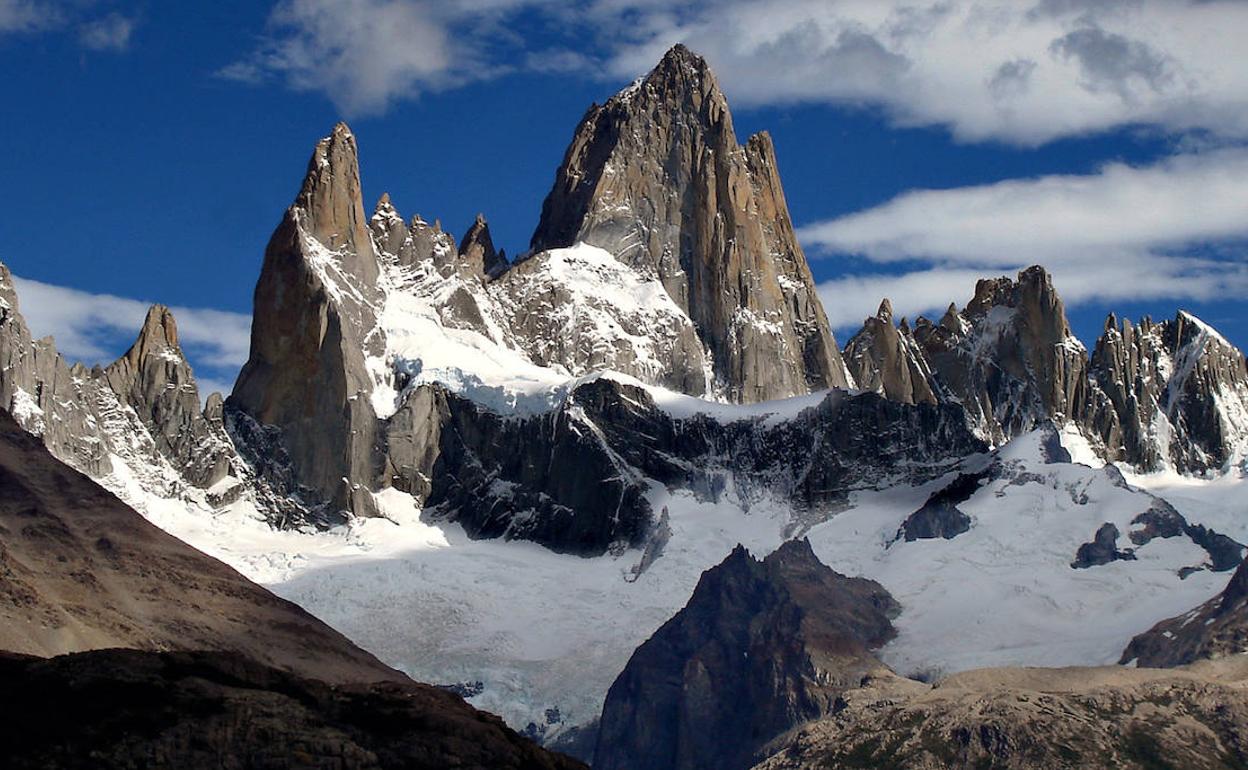 Vista del Fitz Roy, de 3.405 metros de altitud. 