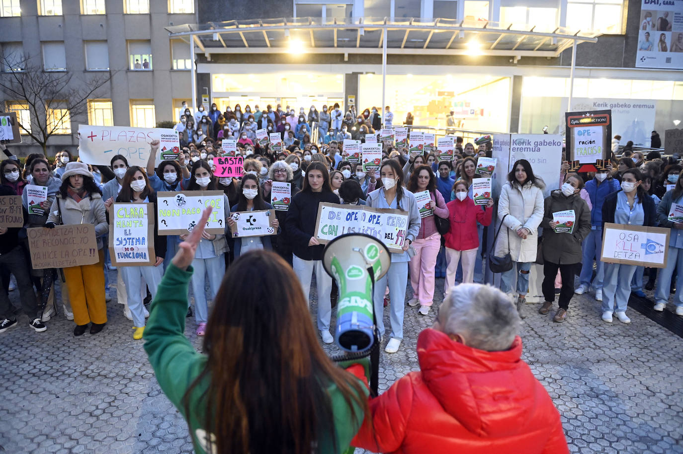 Fotos: Protesta del sector de la enfermería