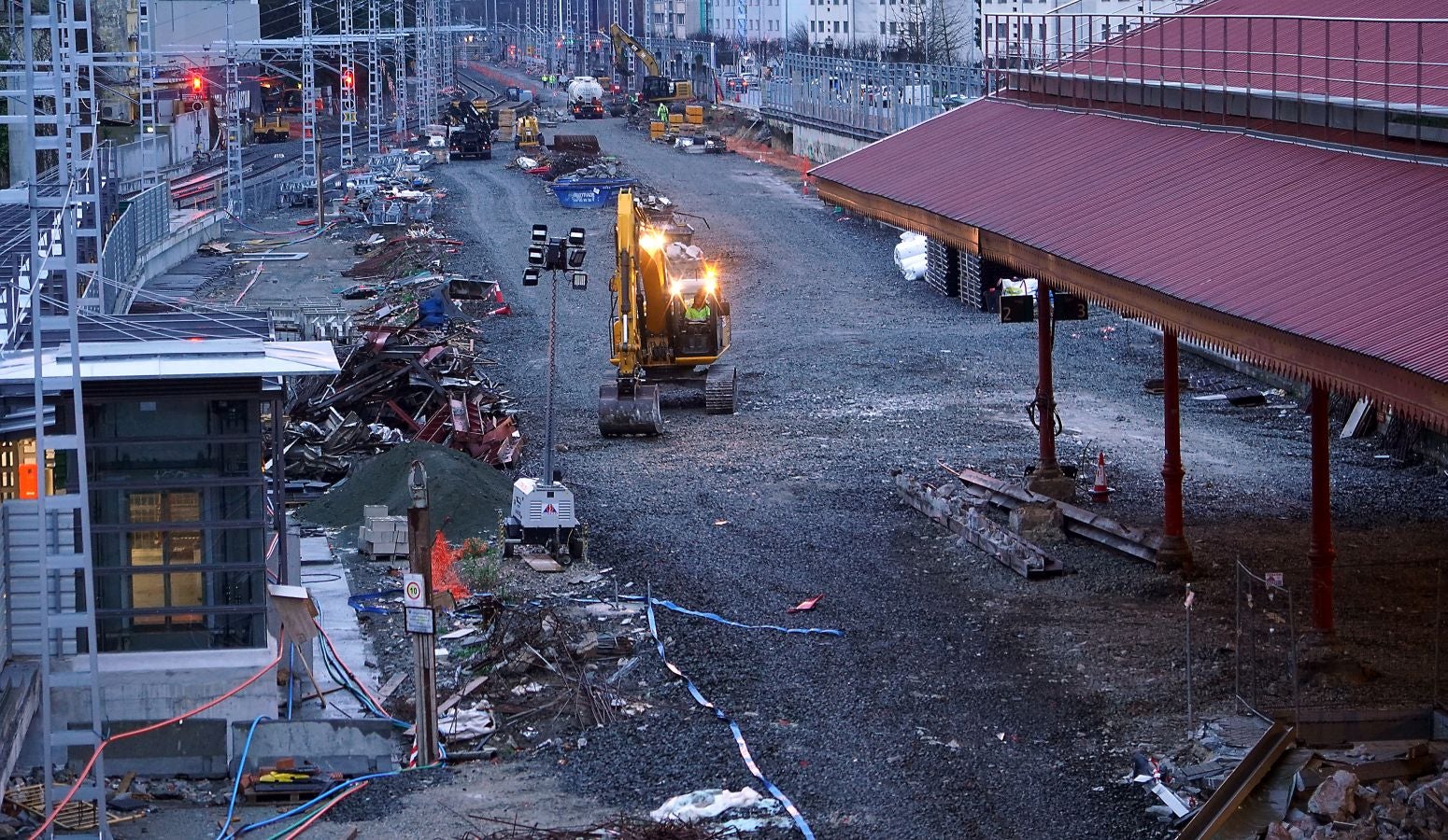 Fotos: Dos meses de la estación provisional de Atotxa