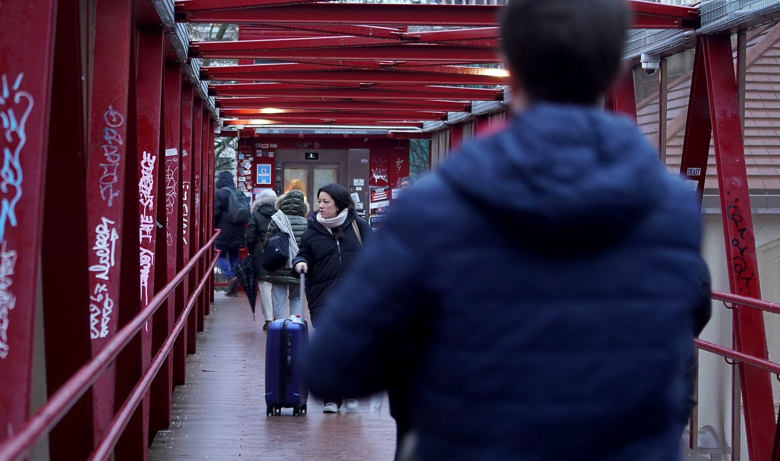 Fotos: Dos meses de la estación provisional de Atotxa