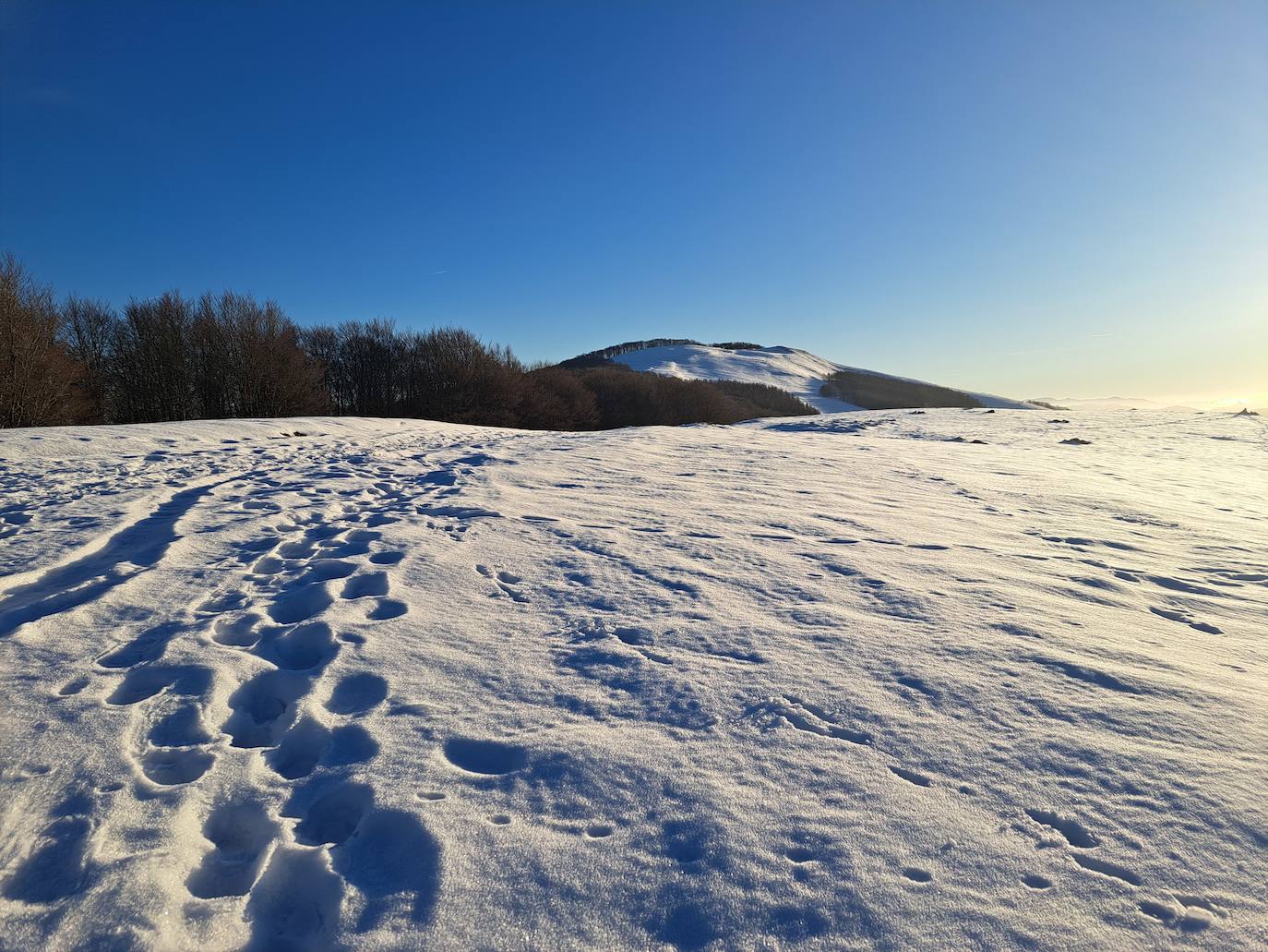 Fotos: Eguzkizko Muinoa, entre nieve y rayos de sol
