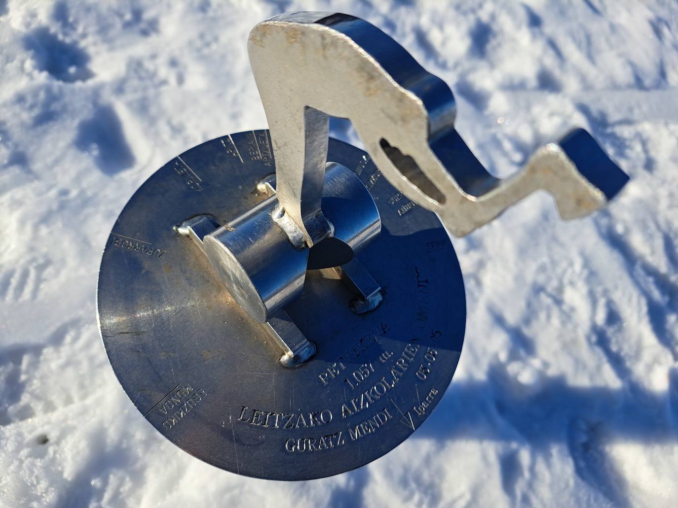 Fotos: Eguzkizko Muinoa, entre nieve y rayos de sol