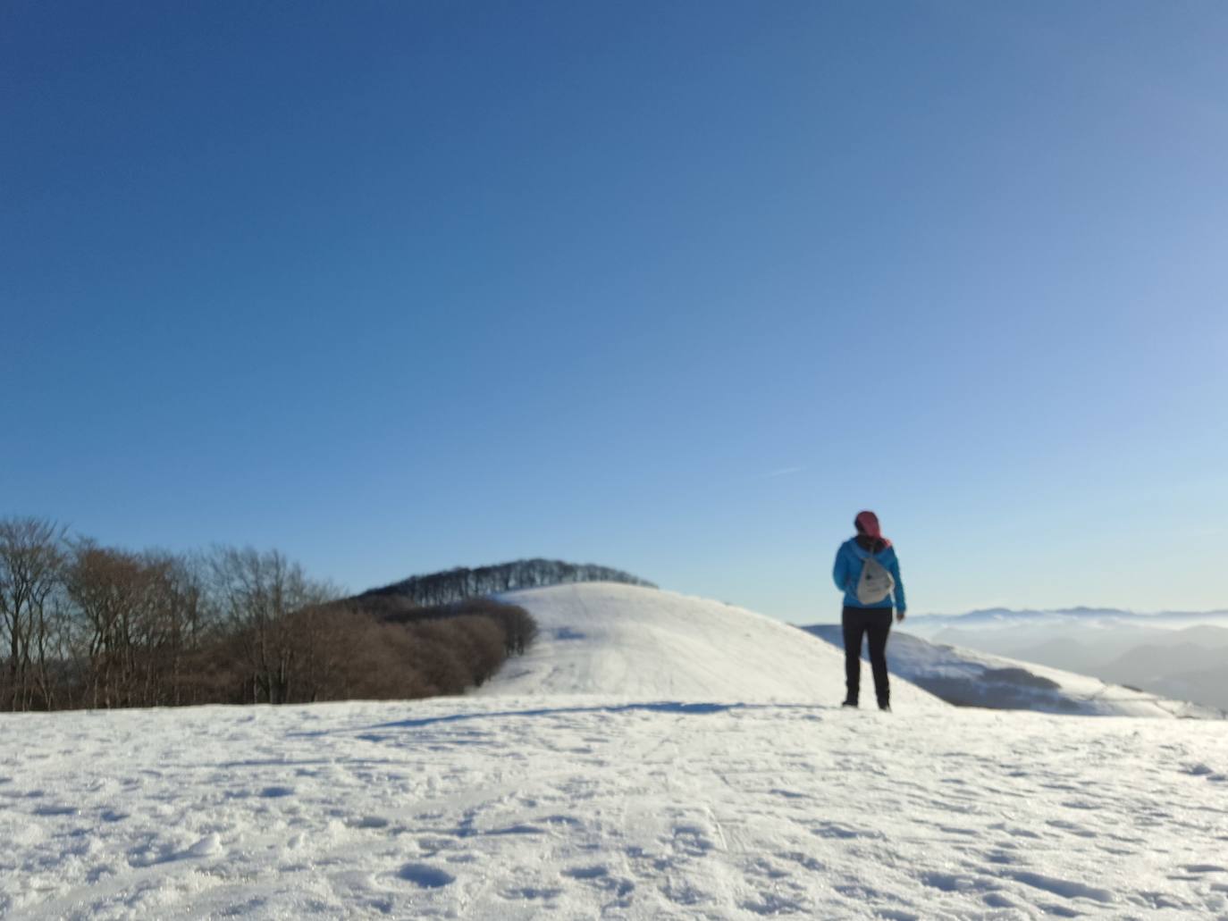 Fotos: Eguzkizko Muinoa, entre nieve y rayos de sol