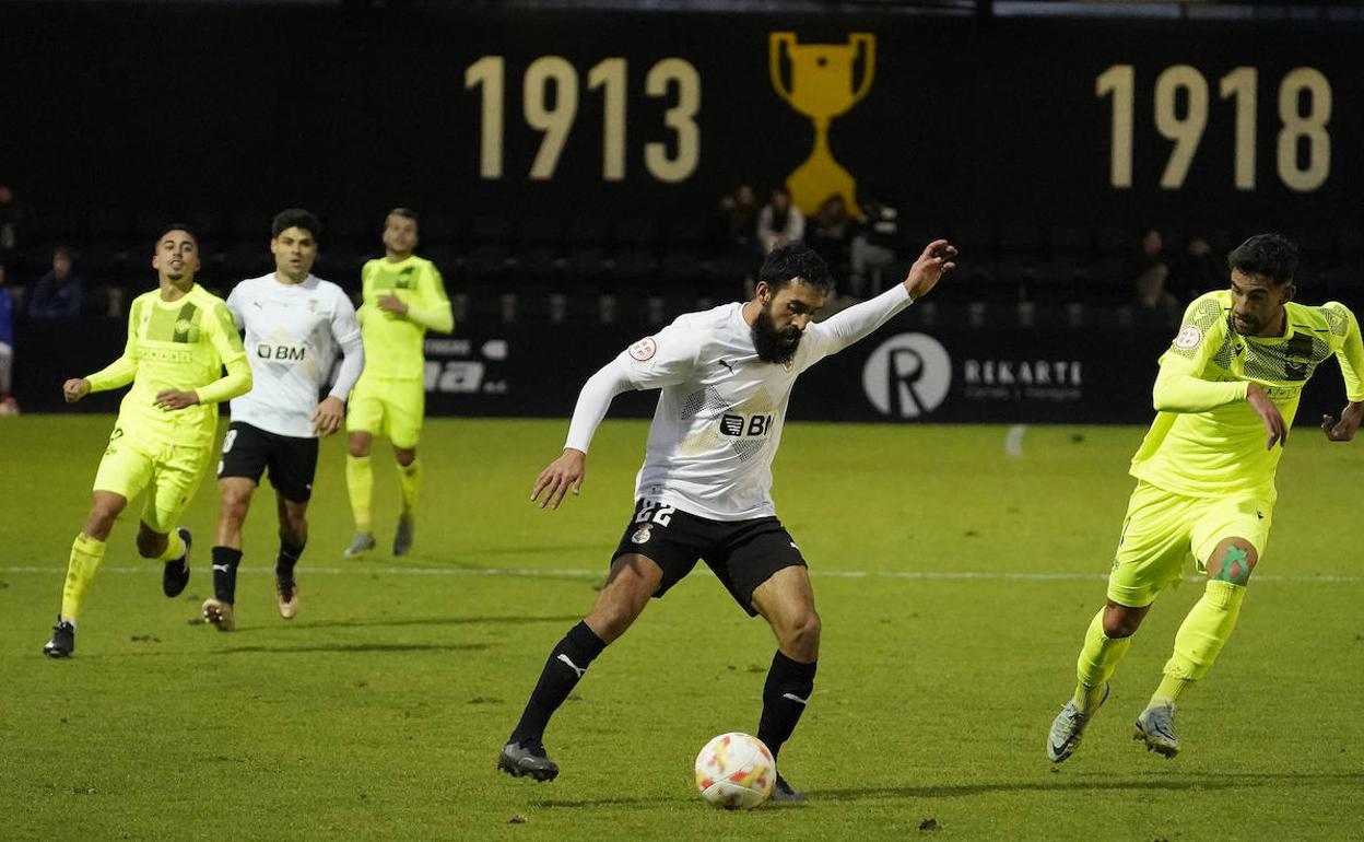 Carlos Bravo, autor del primer gol del Real Unión.