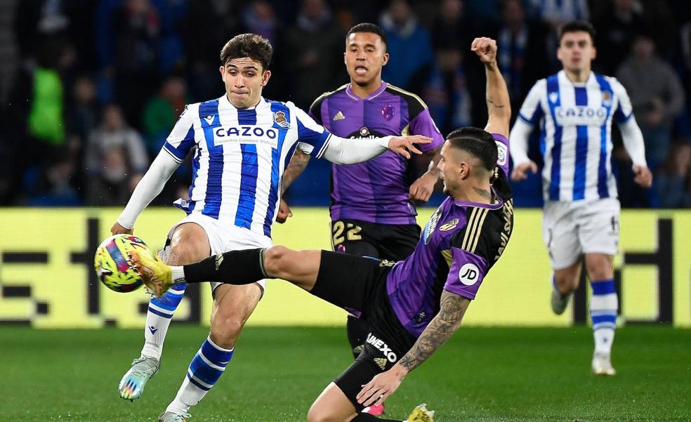 Las mejores jugadas del partido entre la Real y el Valladolid