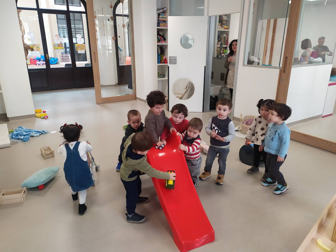 Fotos: Ezagutu Tolosako Herrikideko ikasleak