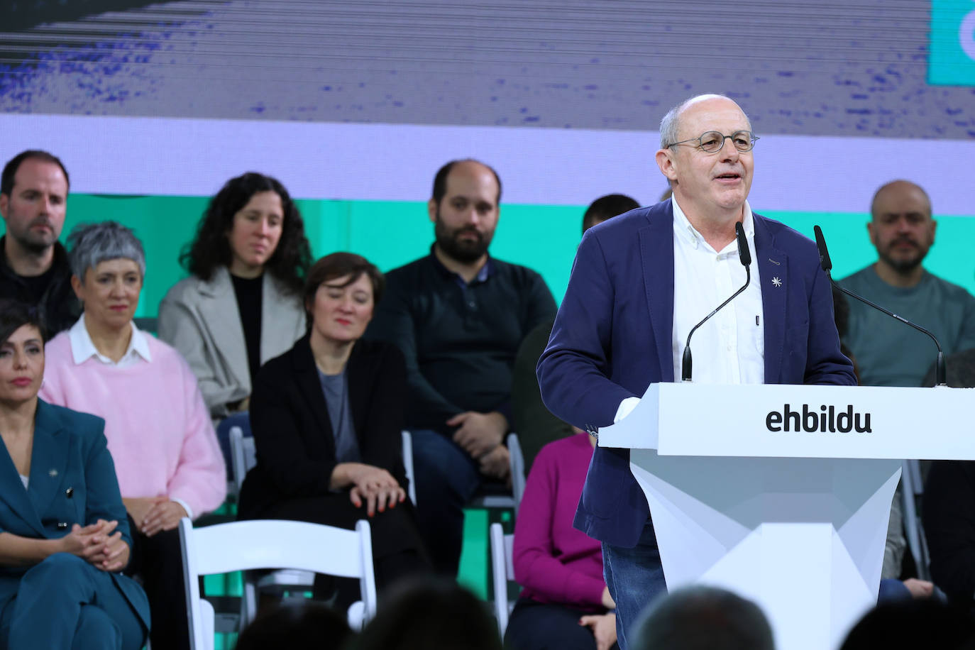 Fotos: Presentación de la candidatura de Izagirre a la Alcaldía de San Sebastián