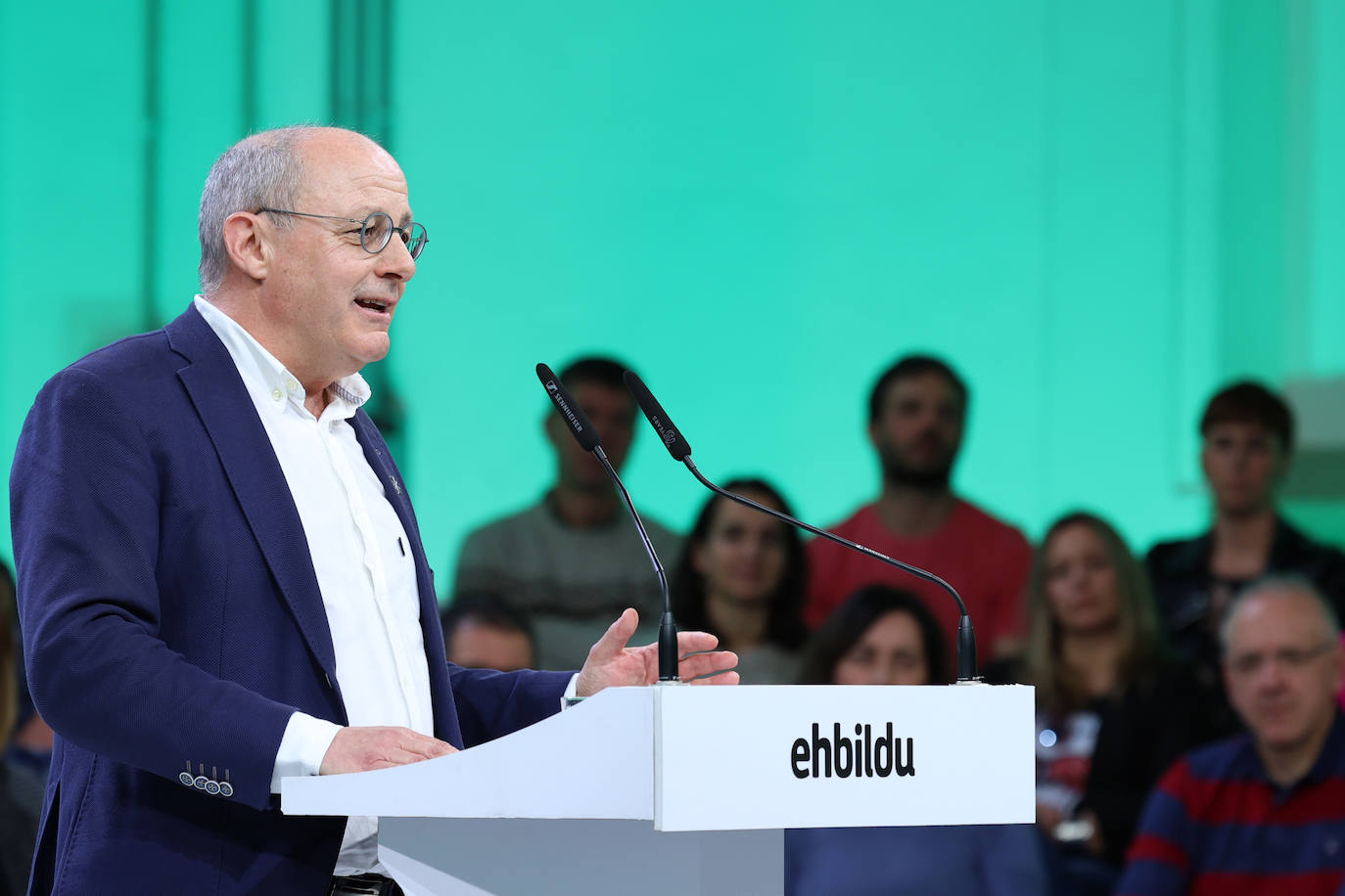 Fotos: Presentación de la candidatura de Izagirre a la Alcaldía de San Sebastián